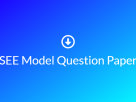 See Model Question Paper